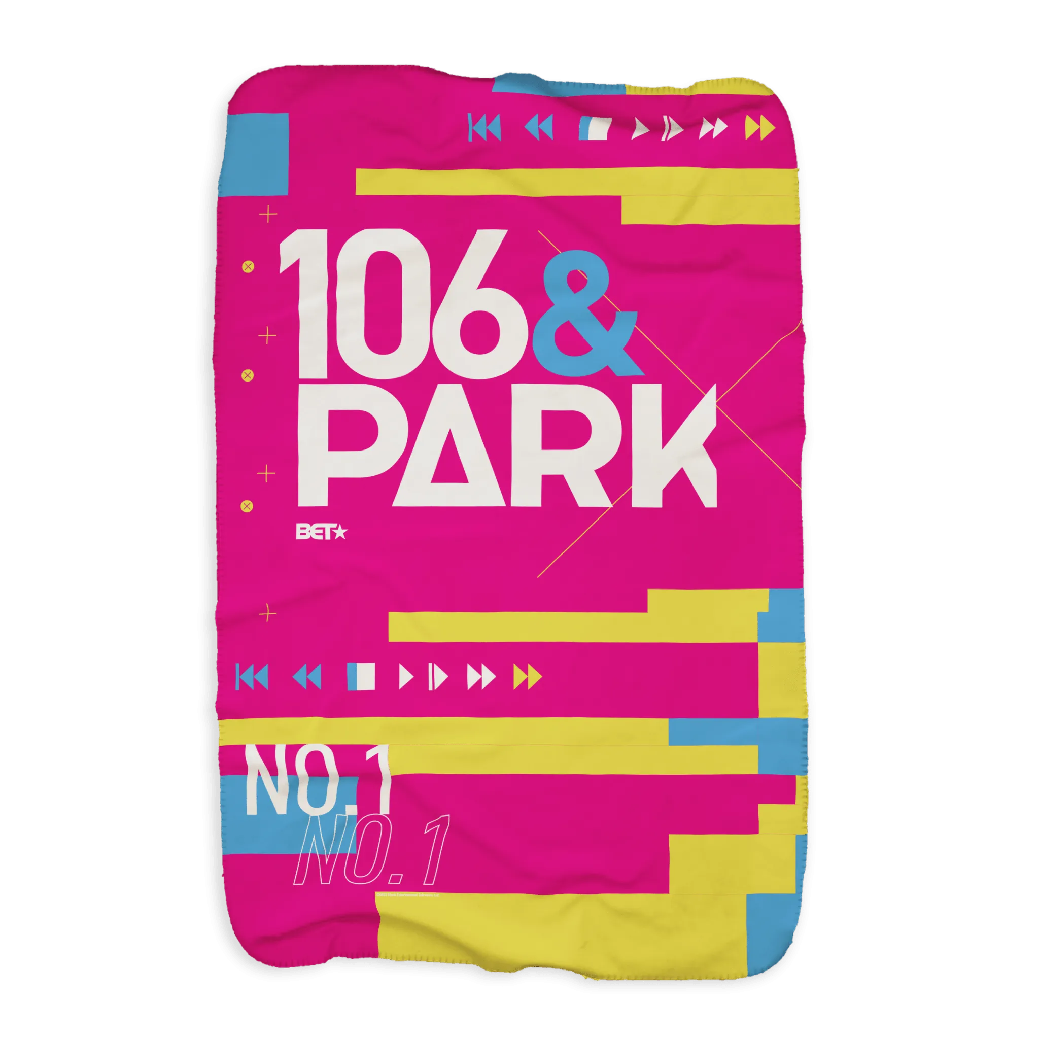 106 & Park Composition Sherpa Blanket