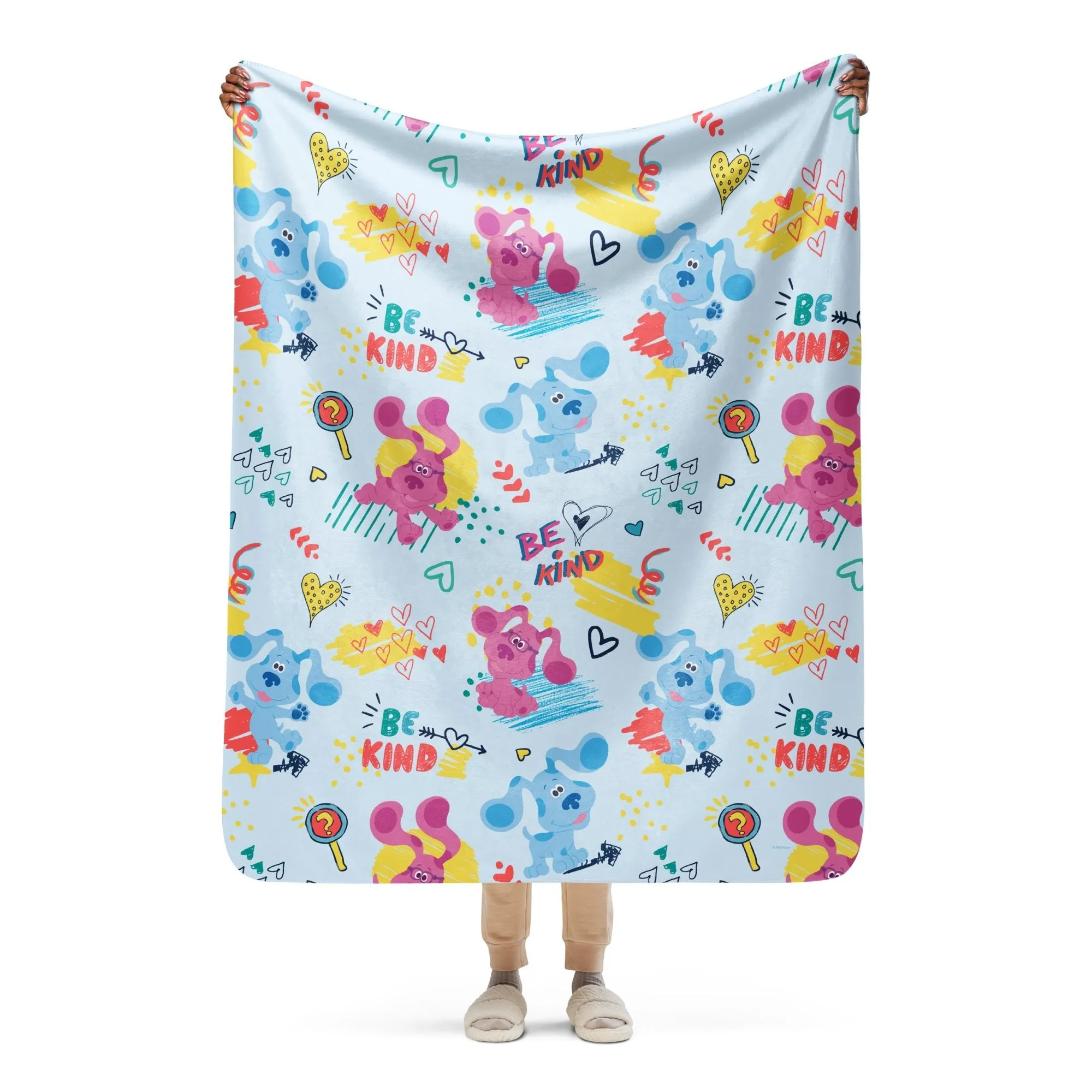 Blue's Clues Be Kind Sherpa Blanket