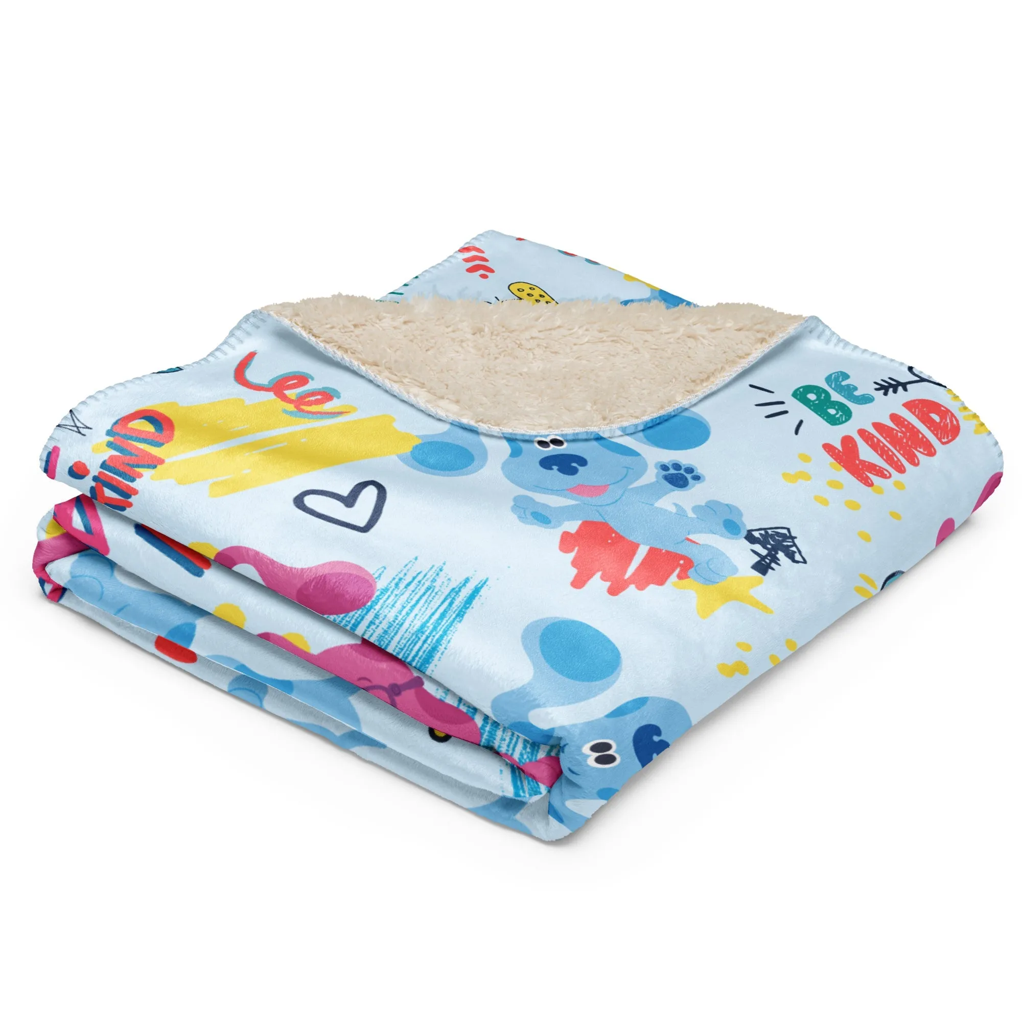 Blue's Clues Be Kind Sherpa Blanket