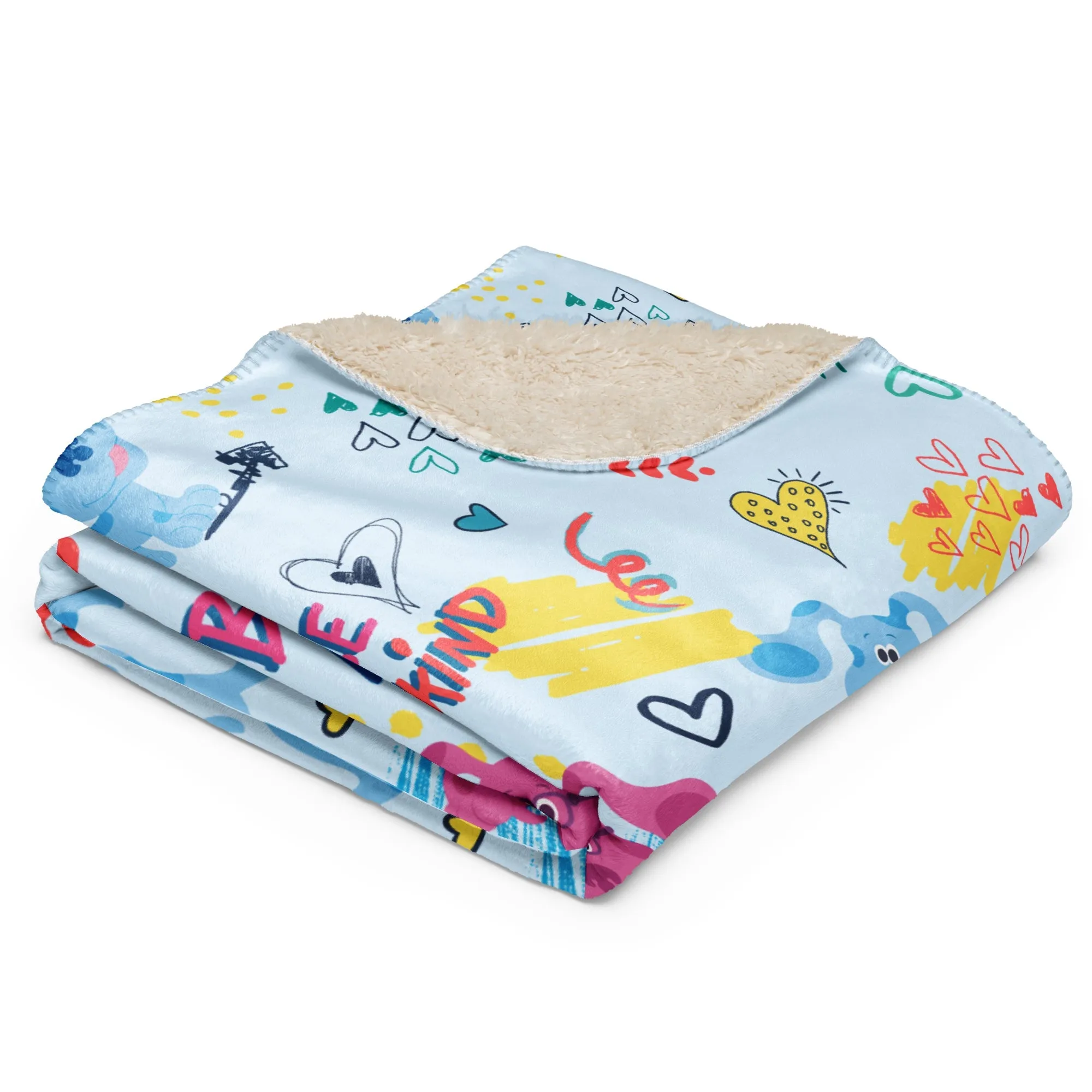 Blue's Clues Be Kind Sherpa Blanket