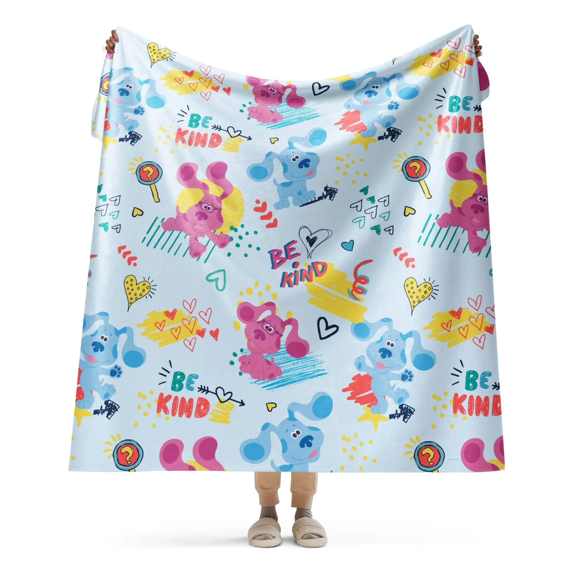 Blue's Clues Be Kind Sherpa Blanket