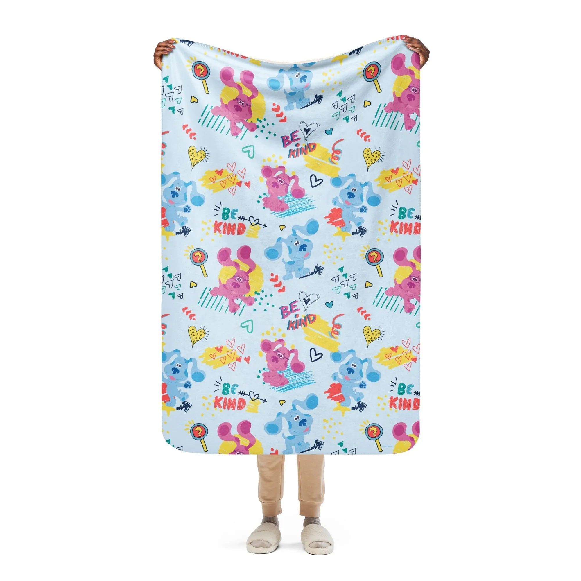 Blue's Clues Be Kind Sherpa Blanket