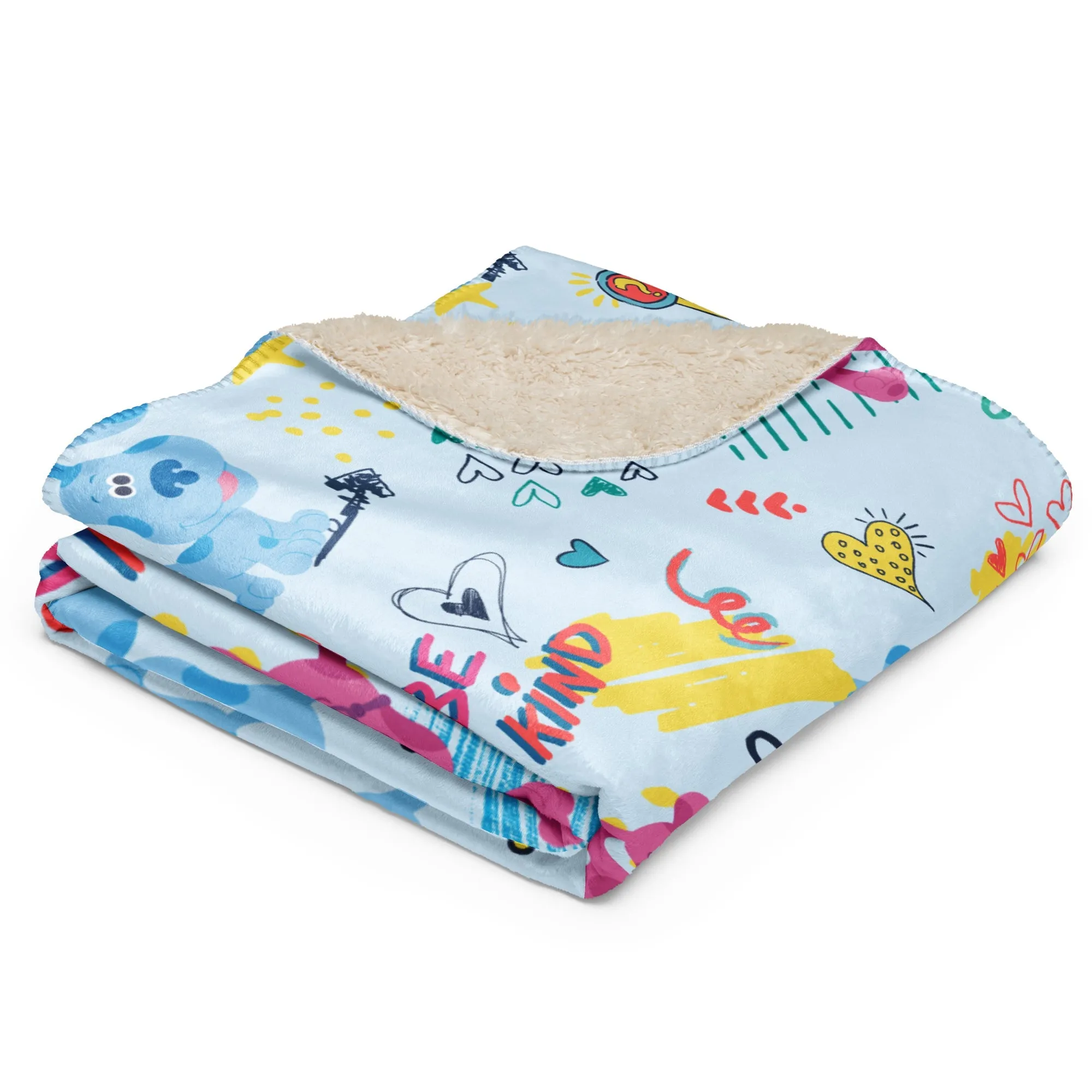Blue's Clues Be Kind Sherpa Blanket