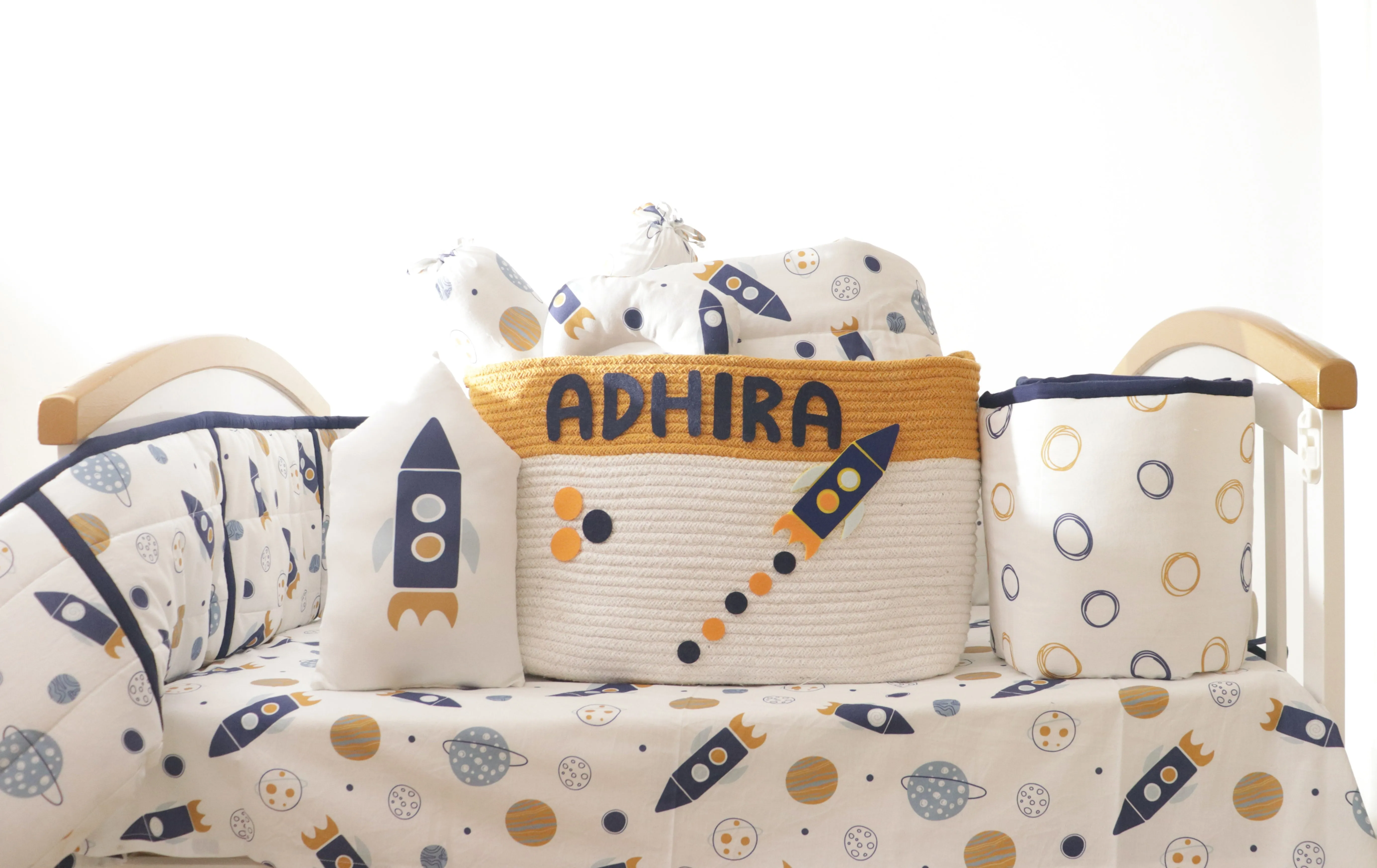 Child Of The Universe - Organic Cot Bedding Gift Set