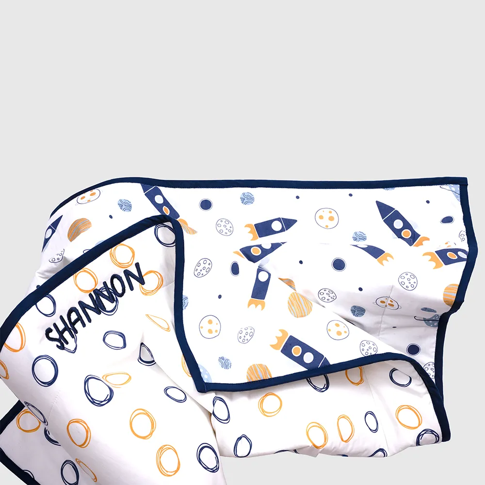 Child Of The Universe - Reversible Comfort Quilt