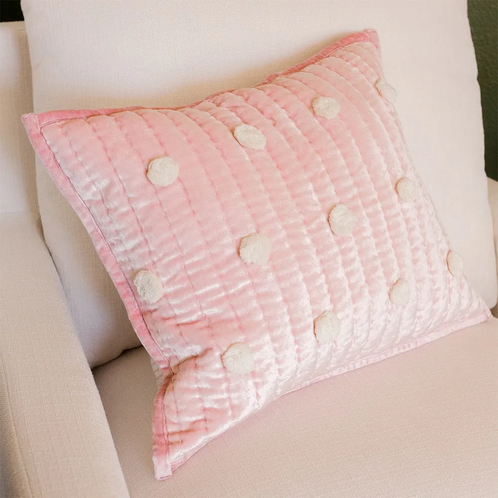 Crane Baby Parker Collection Velvet Pillow
