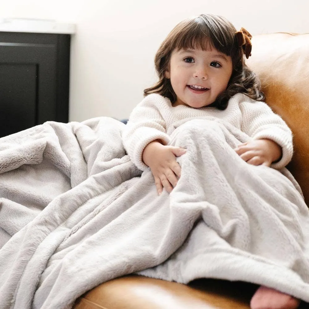 LUSH TODDLER BLANKETS: Buttermilk