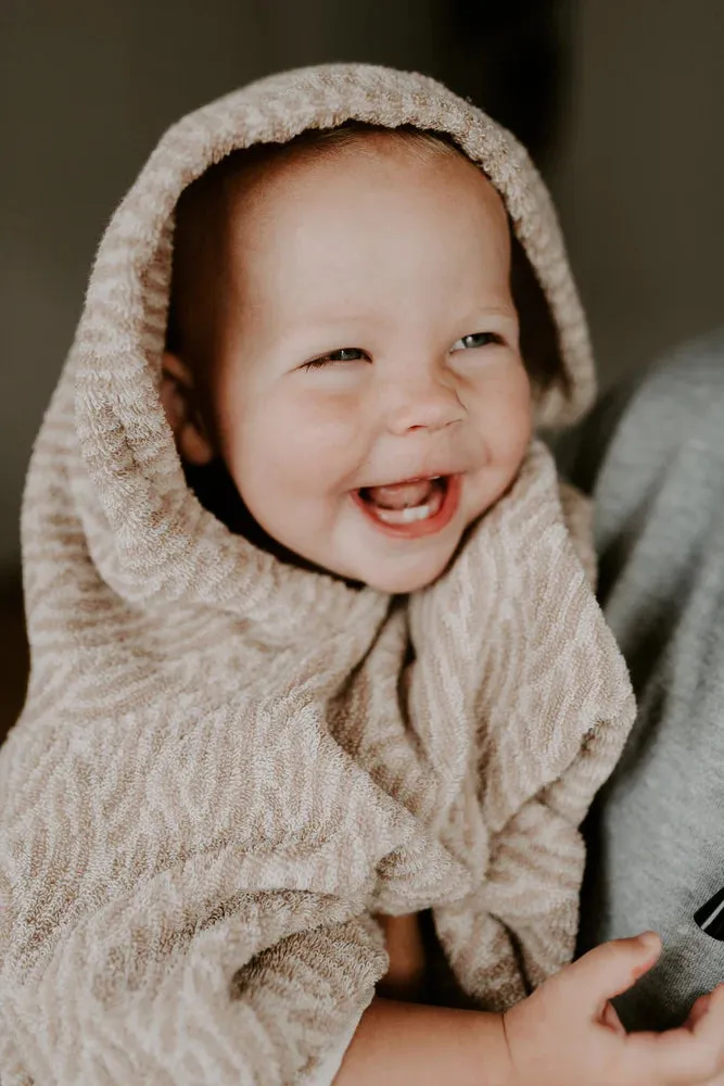 Organic Cotton Hooded Towel - Shell