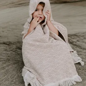 Organic Cotton Hooded Towel - Shell