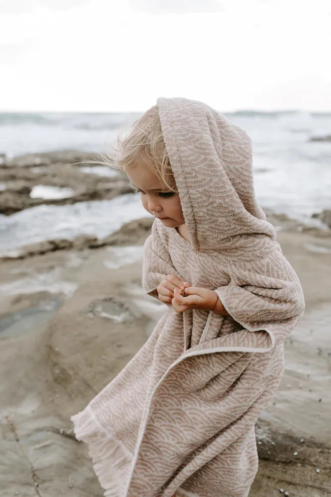 Organic Cotton Hooded Towel - Shell