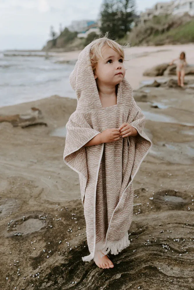 Organic Cotton Hooded Towel - Shell