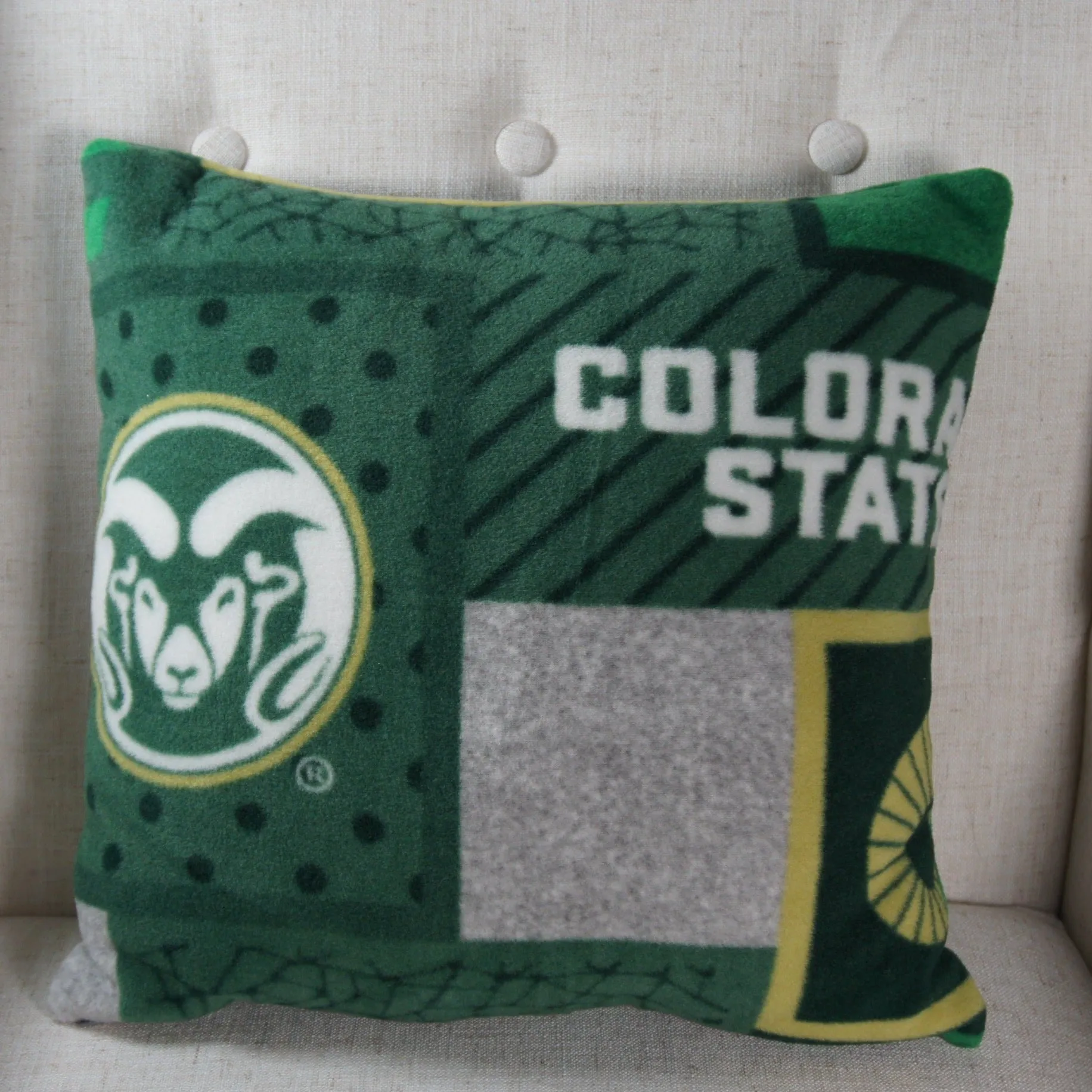 Pillows - College - NCAA - Colorado State University-CSU - Rams - 16 inch
