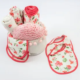 "Favorite Essentials" Organic Muslin Gift Hamper (Blossoms)