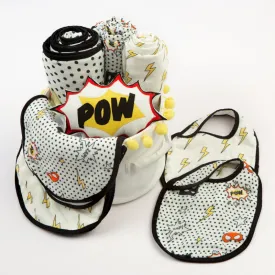 "Favorite Essentials" Organic Muslin Gift Hamper (Superhero)