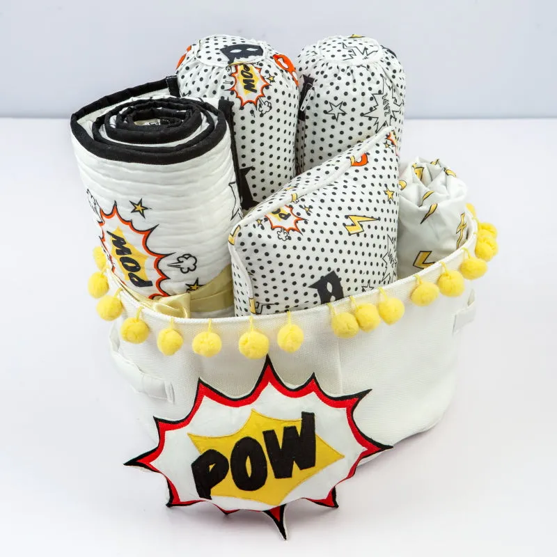 "Rockabye Baby" Organic Crib Gift Hamper (Superhero)