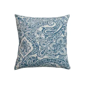 Square Cotton & Linen Printed Pillow w/ Pattern (Each One Will Vary) - 20"