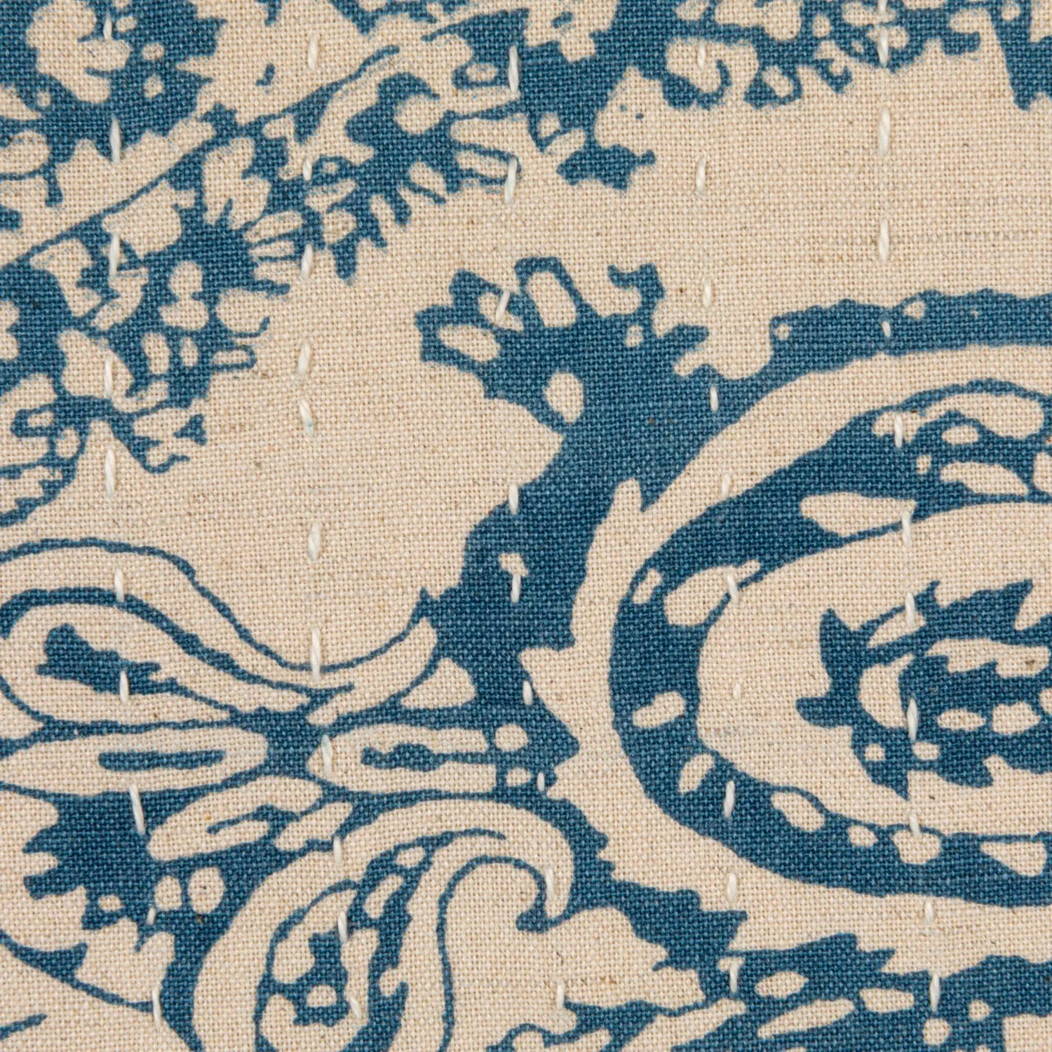 Square Cotton & Linen Printed Pillow w/ Pattern (Each One Will Vary) - 20"