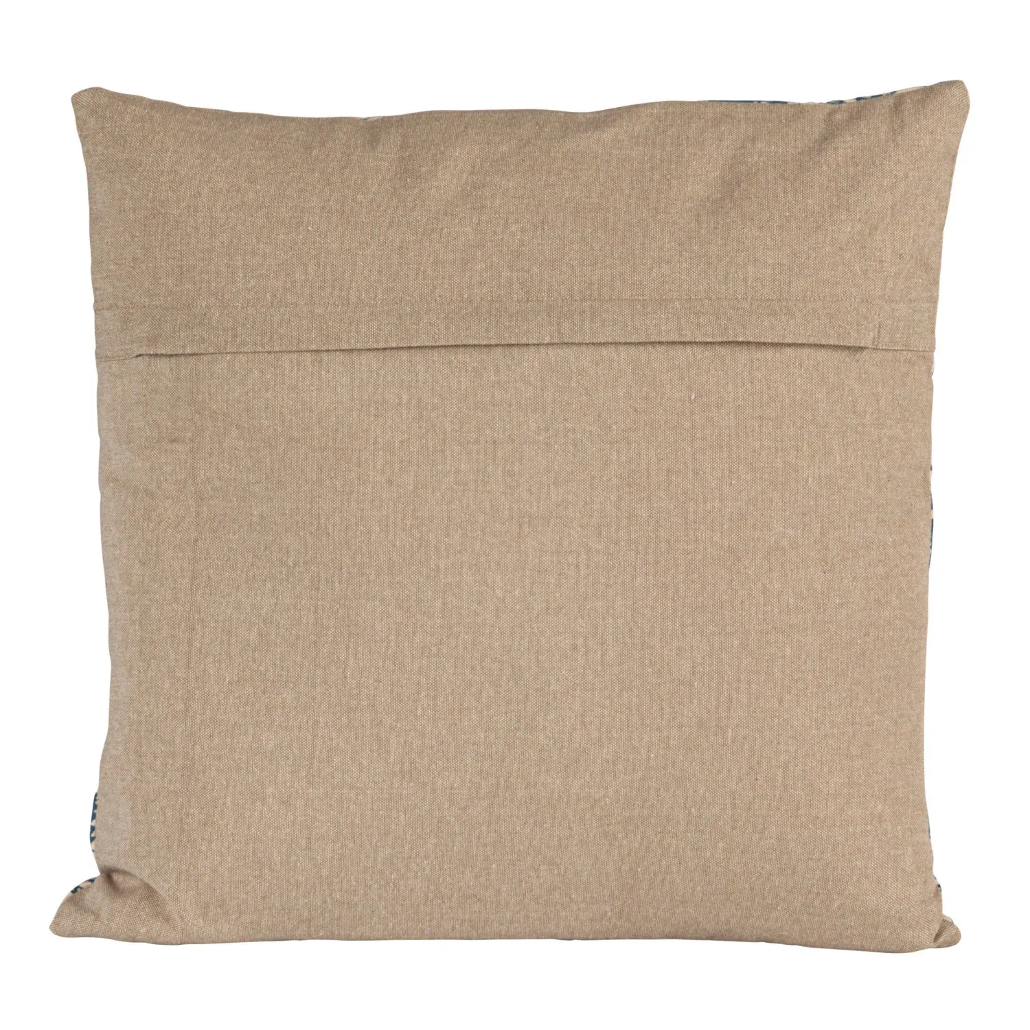 Square Cotton & Linen Printed Pillow w/ Pattern (Each One Will Vary) - 20"